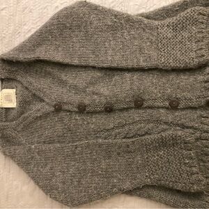 Elegant Gray Women's Cardigan